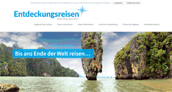 Desktop Screenshot of entdeckungsreisen.org