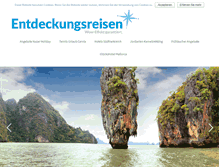 Tablet Screenshot of entdeckungsreisen.org